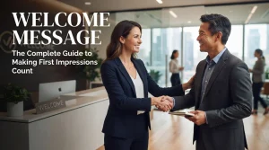 Welcome message examples and tips for making positive first impressions in personal and professional settings