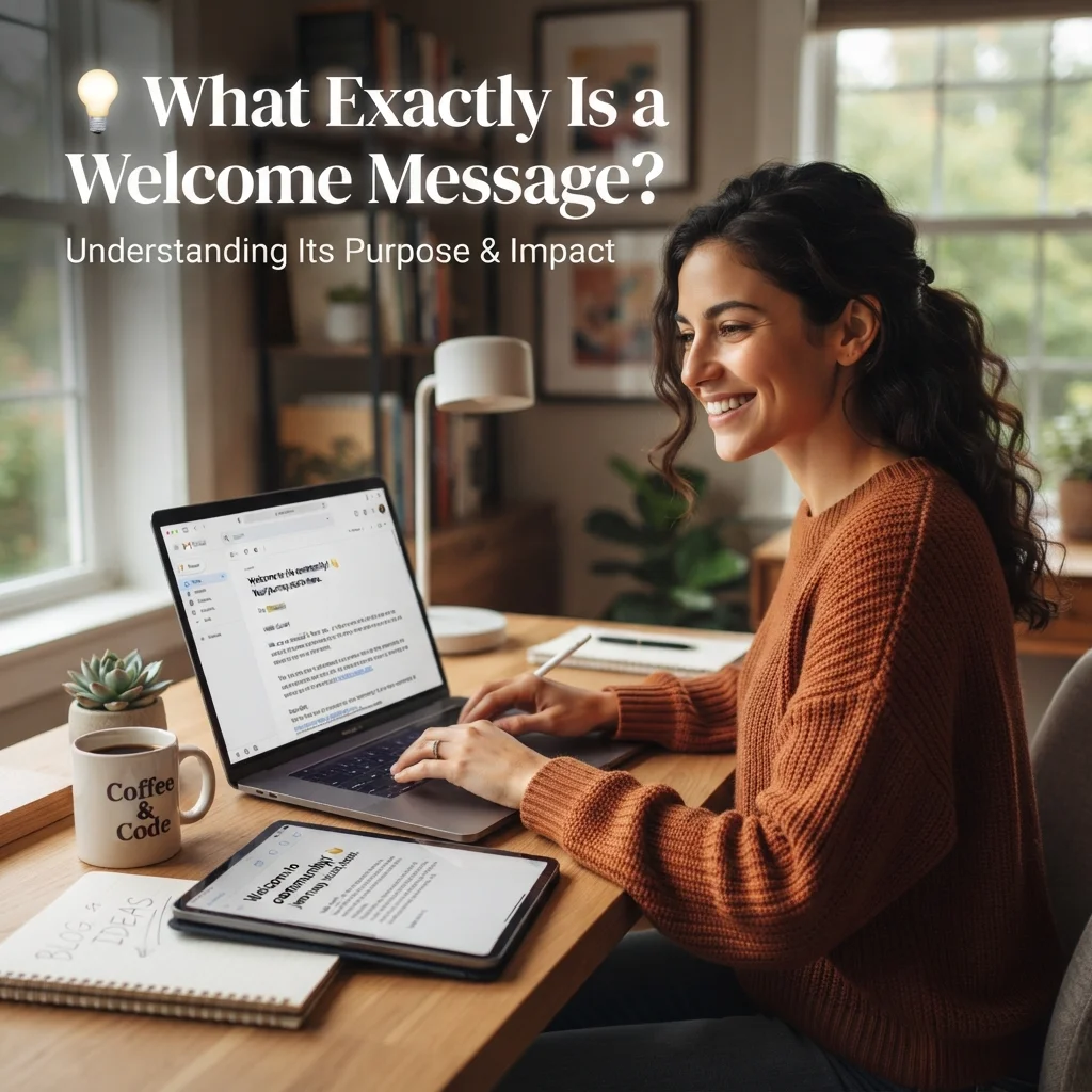 : What a welcome message is, with examples of friendly greetings for personal and professional settings